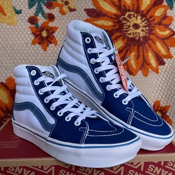 Vans Comfycush Sk8-Hi Tri-Tone True Blue/Moon Men’s sneakers - Picture 7 of 16